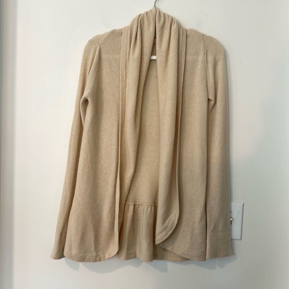 Lilly Pulitzer tan Cashmere Women’s Cardigan Sweater XS